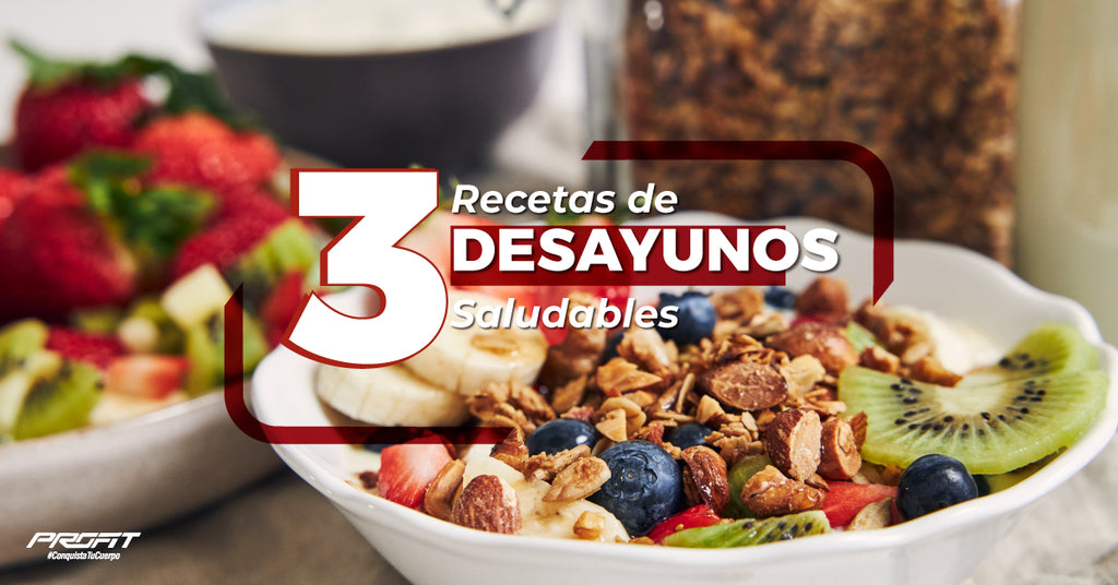 3 recetas de desayunos saludables para empezar tu día con energía