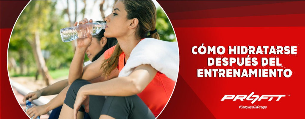 CÓMO HIDRATARSE DESPUÉS DEL ENTRENAMIENTO
