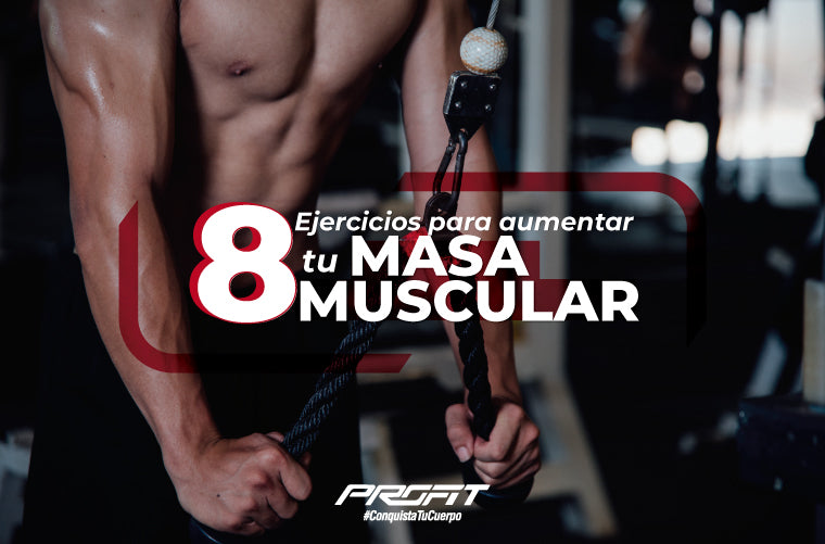 8 ejercicios para aumentar masa muscular
