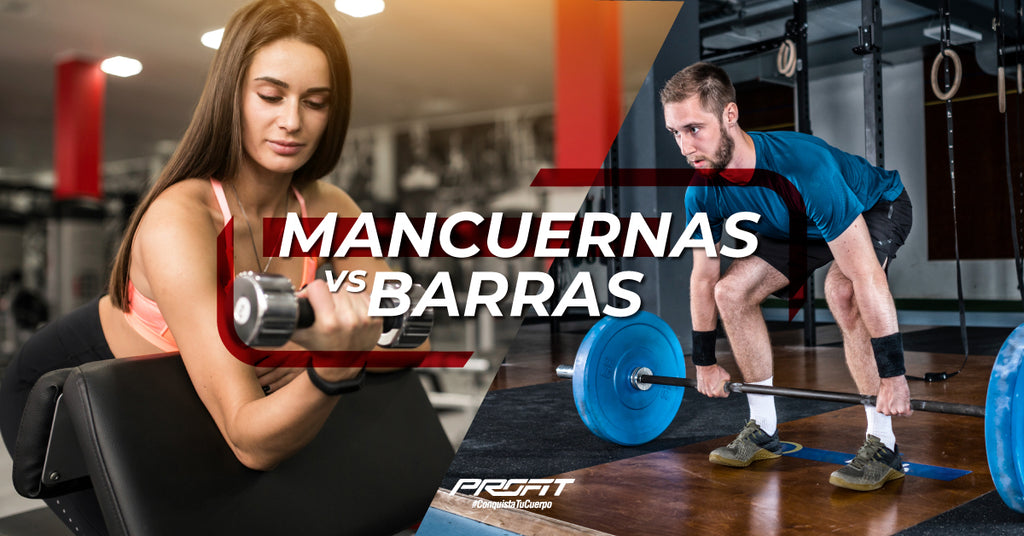 Mancuernas vs barras ¿Cuál es mejor?